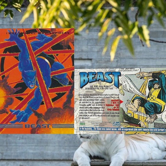 1993 Marvel Masterpieces Trading Card - Beast to Black Widow - Picture 8 of 10